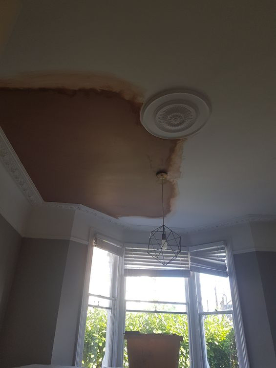 Ceiling repairs in Hampstead after collapse
