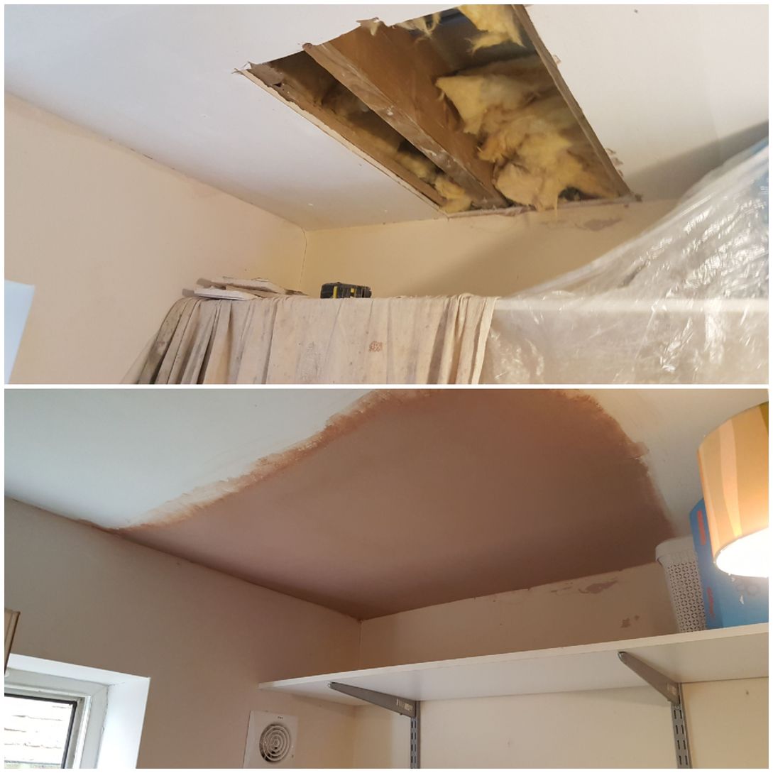 Ceiling repairs