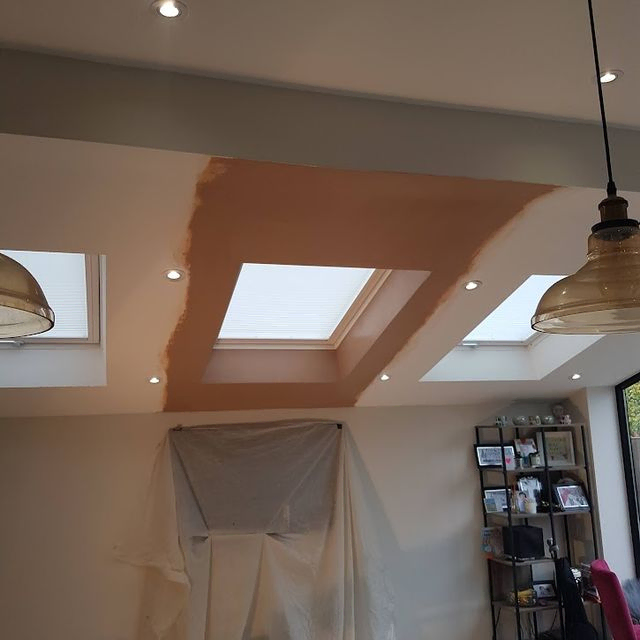 ceiling repair after leak