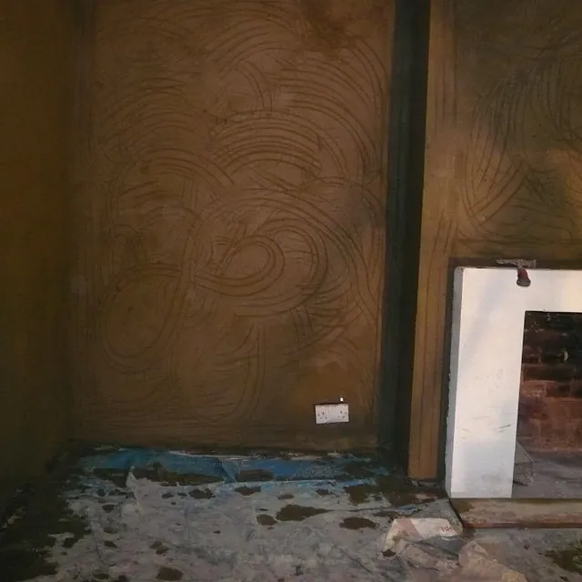 plastering